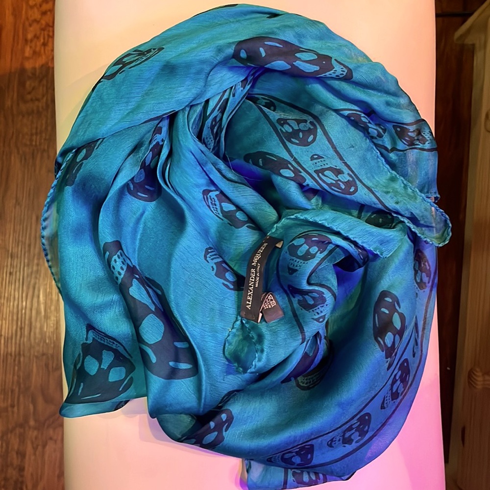 Alexander McQueen silk scarf